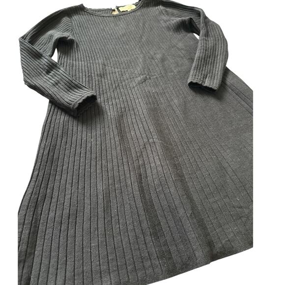 Sezane Luxe Merino Wool Blend Ribbed Janice Mini Dress Black Size XS - Picture 9 of 11